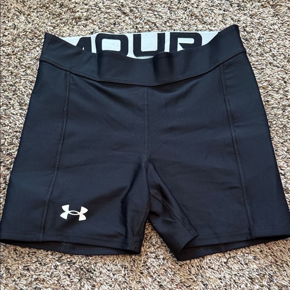 Softball Under Armour Women's Black Athletic Shorts